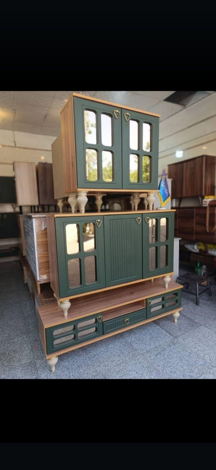 ست کنسول و آینه میزتلویزیون وجاکفشی|بوفه، ویترین، کنسول|تهران, شهرک ولیعصر جنوبی|دیوار