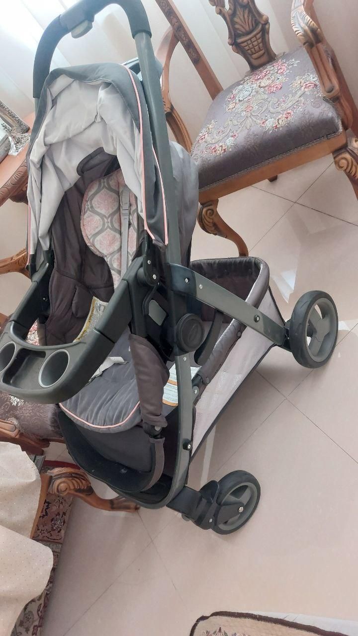 کالسکه و کریر برند گراکو.و تخت کنار مادر|کالسکه و لوازم جانبی|تهران, ستارخان|دیوار