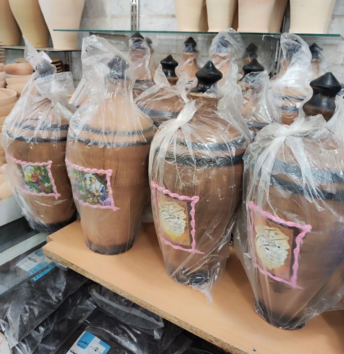 قلک سفال سفالی قولک دیزی خوری کوزه دیوارکوب خاک|گل و گیاه طبیعی|قم, نیروگاه|دیوار