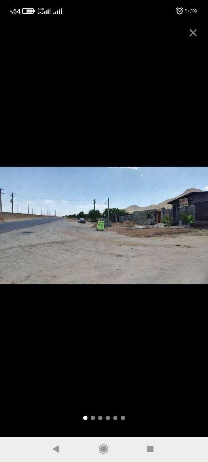 312 متر زمین سند دار کنج کوه تنگ چنار با آب قنات|فروش زمین و ملک کلنگی|مهریز, |دیوار