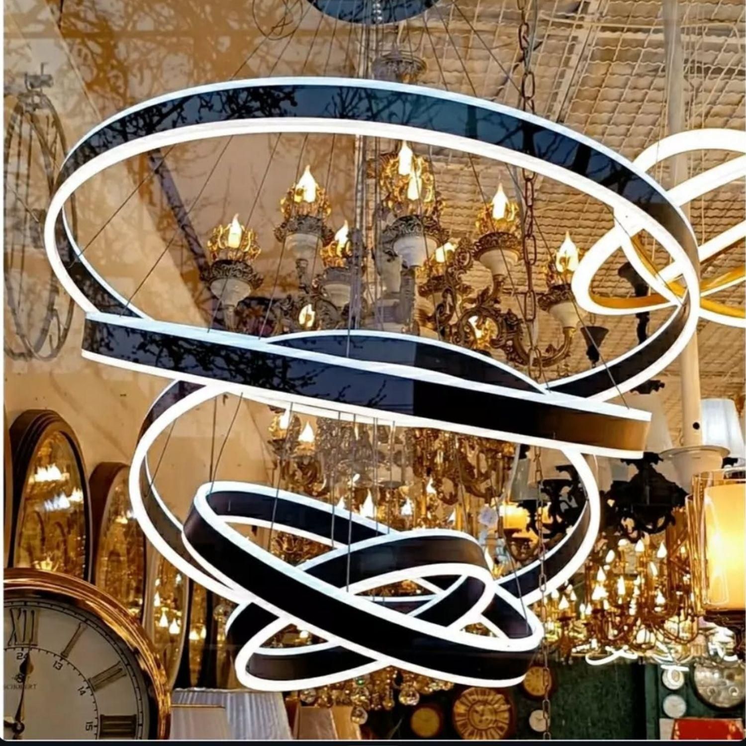 لوسر طبقاتی سوپرلاکچری|لوستر و چراغ آویز|مشهد, شاهد (شهرک غرب)|دیوار