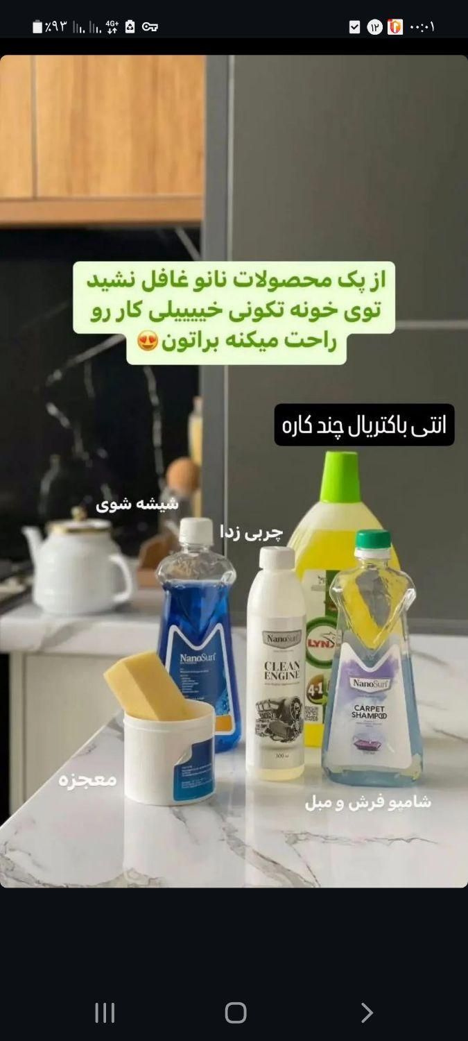 شوینده نانو|مواد شوینده و دستمال کاغذی|بجنورد, |دیوار