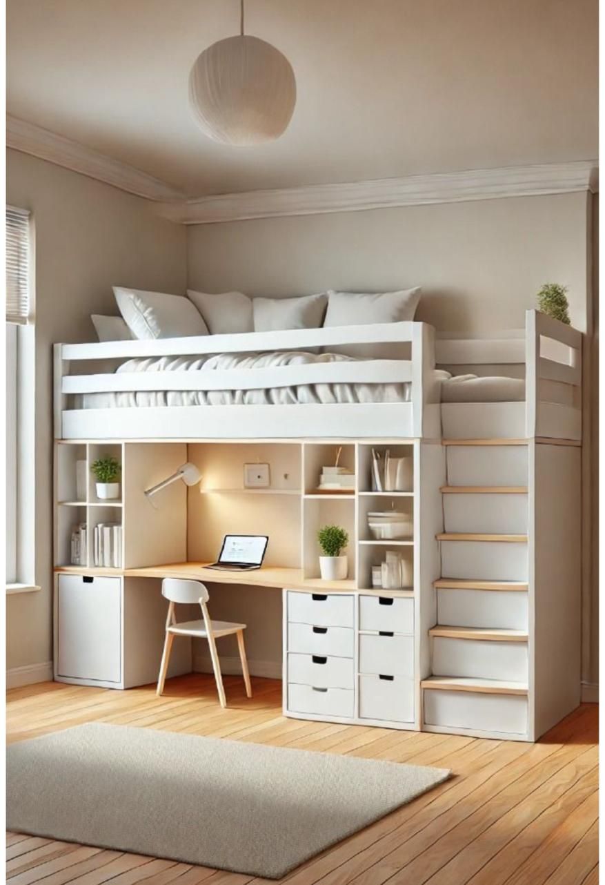 تخت دوطبقه ولی یکنفره ۳۴۵۶۷|تخت و سرویس خواب|برخوار, |دیوار