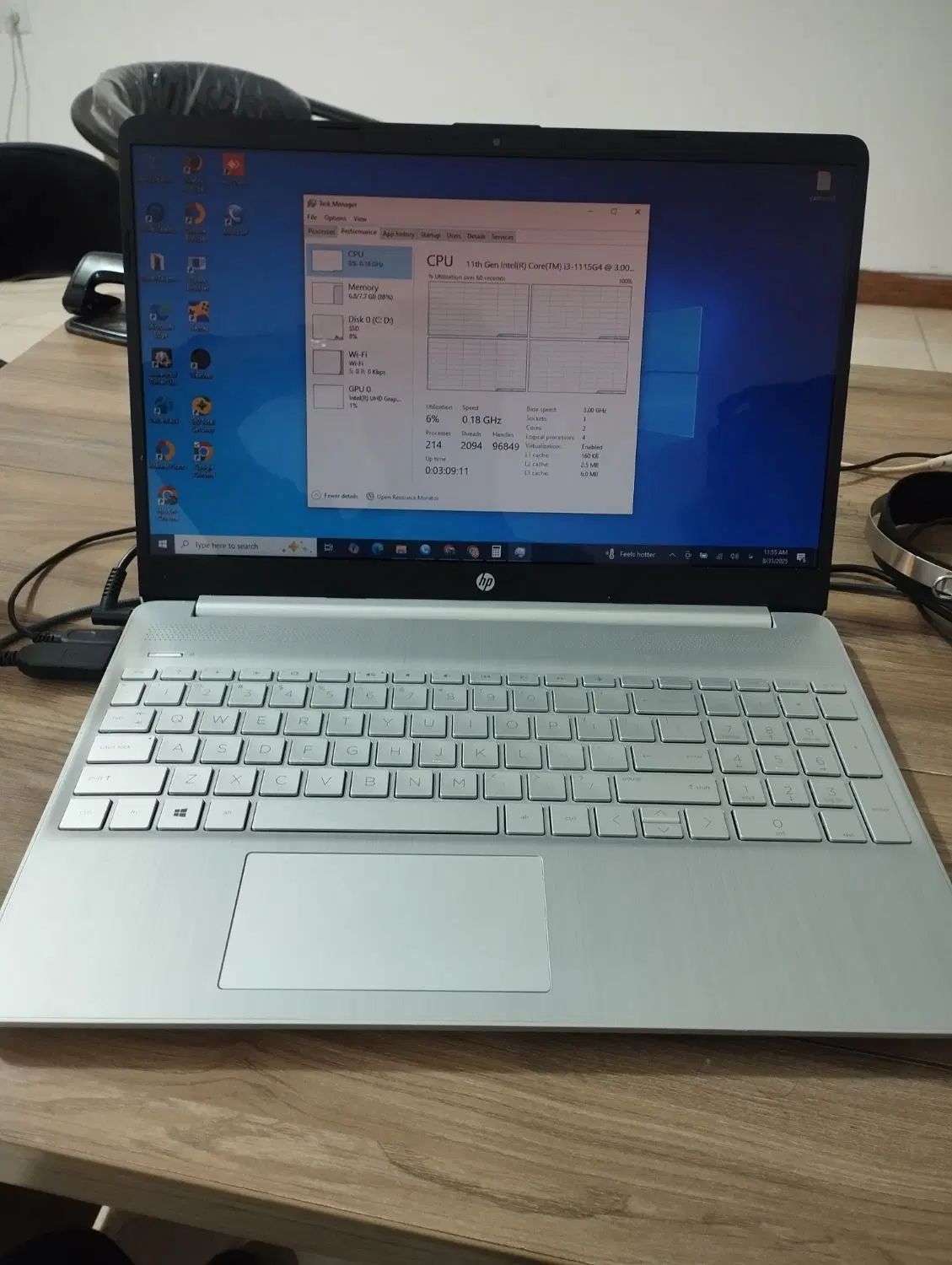 لپ تاپ hp لمسی i3 نسل ۱۱|رایانه همراه|رشت, رودباری|دیوار