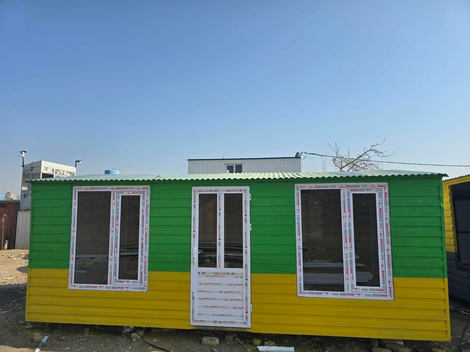 کانکس سبز زرد خوشگل از کرج|مصالح و تجهیزات ساختمان|قم, آزادگان|دیوار