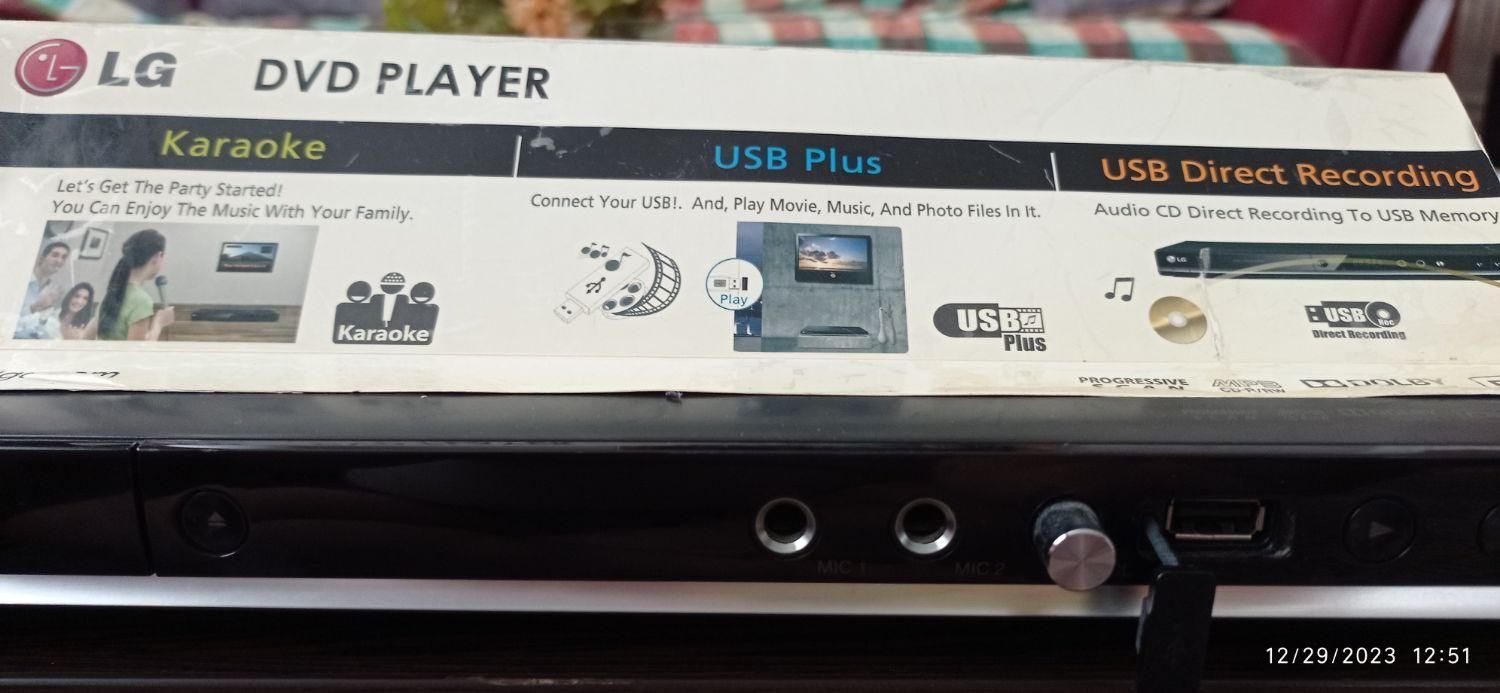 دی وی دی ال جی|پخشکننده DVD و ویدیو|شیروان (خراسان), |دیوار