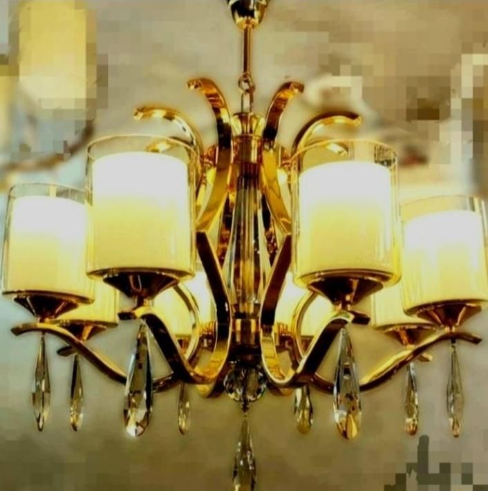 لوستر لهستانی فرهنگیان|لوستر و چراغ آویز|همدان, |دیوار