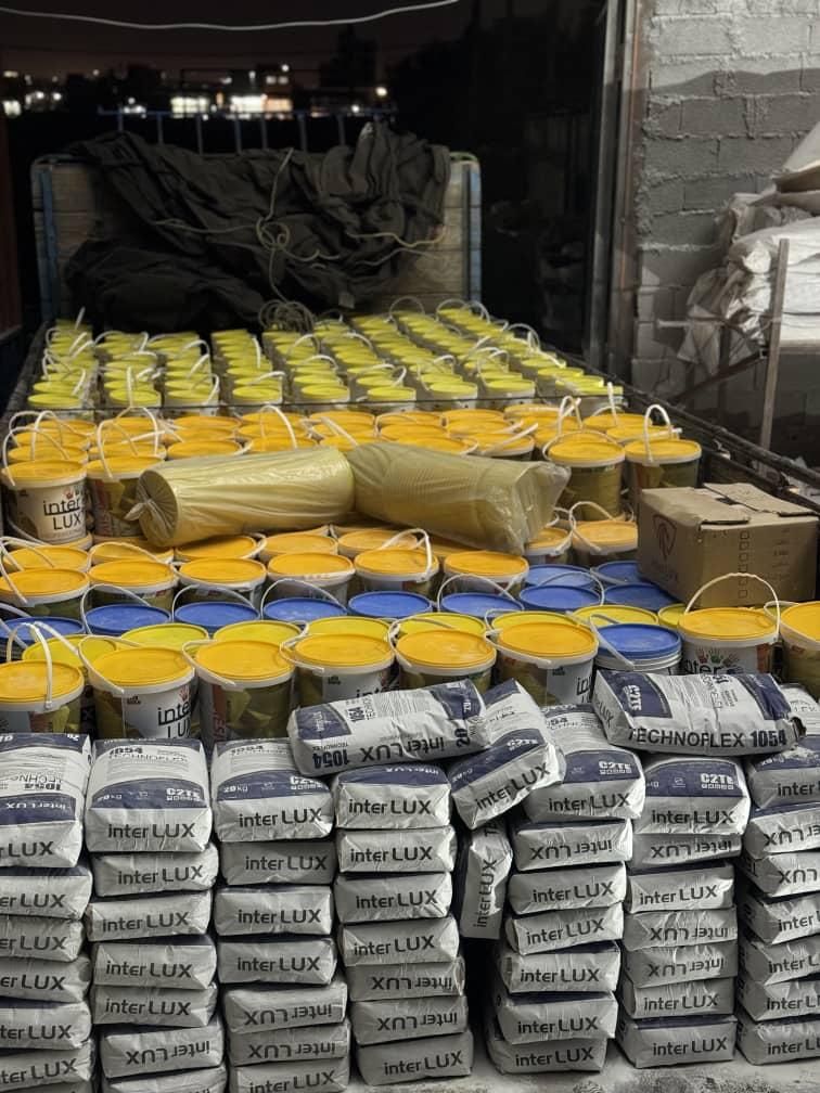 چسب پودری اسلب خمیری پرسلان کلکیم استخری|مصالح و تجهیزات ساختمان|آبیک, |دیوار