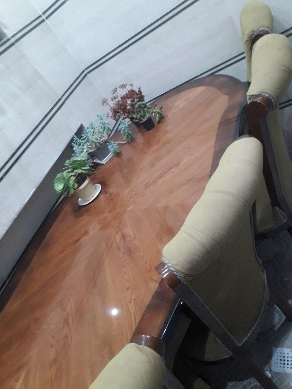 میز و صندلی ناهارخوری ۸ نفره|میز و صندلی غذاخوری|رشت, انصاری|دیوار