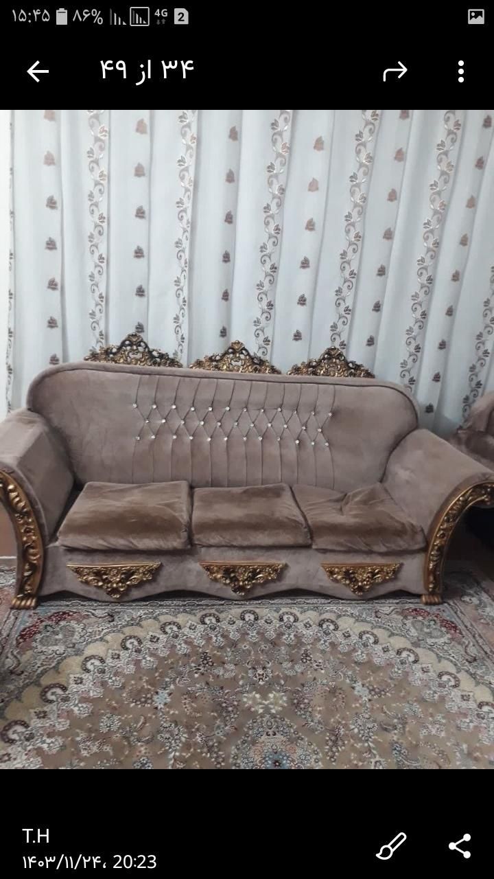 مبلمان کارکرده رایگان|مبلمان خانگی و میز عسلی|اصفهان, جاوان|دیوار