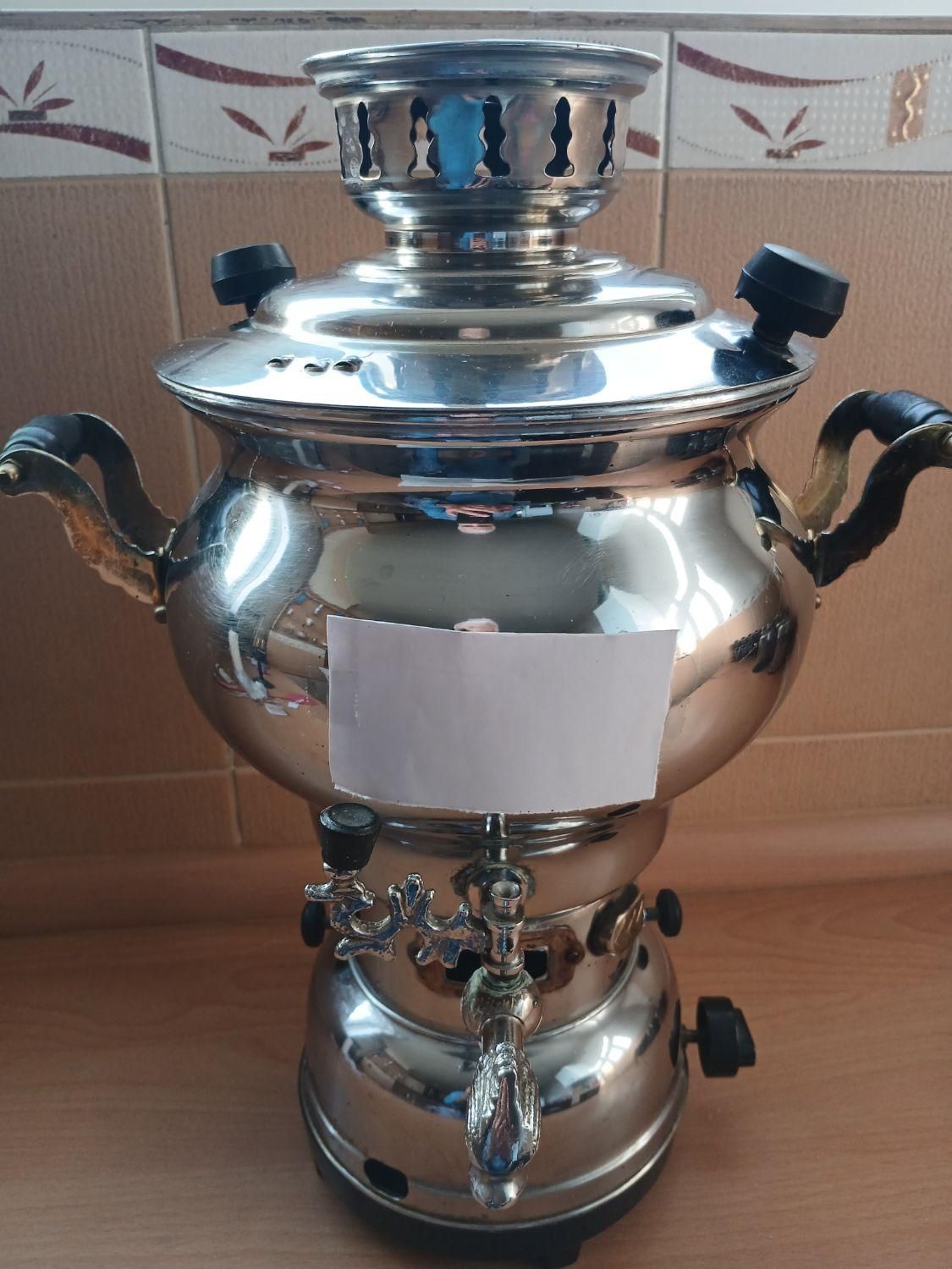 سماورگازی زرّین۶لیتری استیل ضخیم(وزن۲ونیم کیلو)|سماور، چای‌ساز، قهوه‌ساز|اصفهان, شهرک کوثر|دیوار