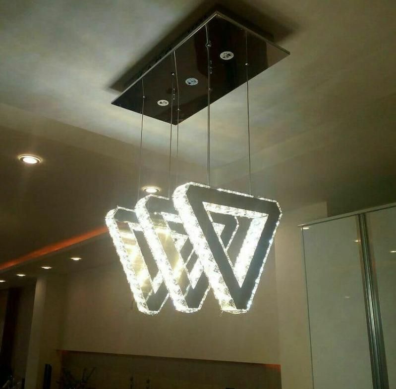 آویز جزیره ای بالای میز ناهارخوری|لوستر و چراغ آویز|اصفهان, باغ زرشک|دیوار