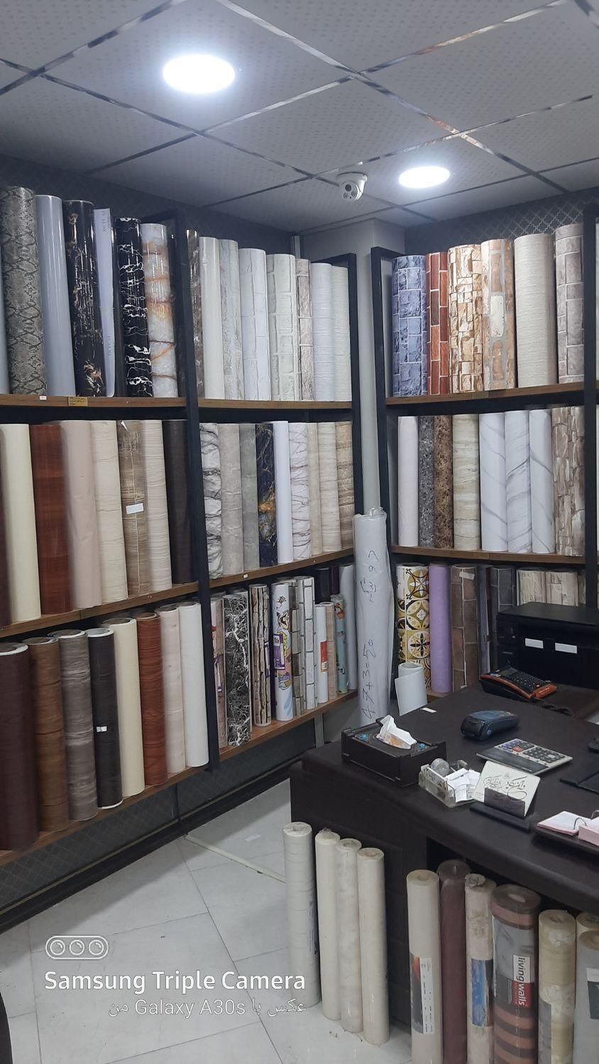برچسب کابینت بین کابینت کاغذدیواری. پنل فومی نصب|خدمات پیشه و مهارت|قم, آزادگان|دیوار