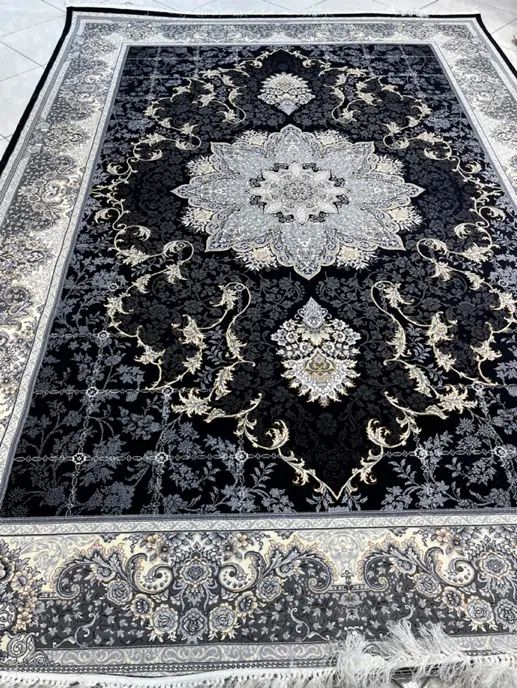 دوجفت(۴عدد)فرش۹متری۷۰۰شونه تراکم۲۵۵۰ نخ|فرش|کرج, آق تپه|دیوار