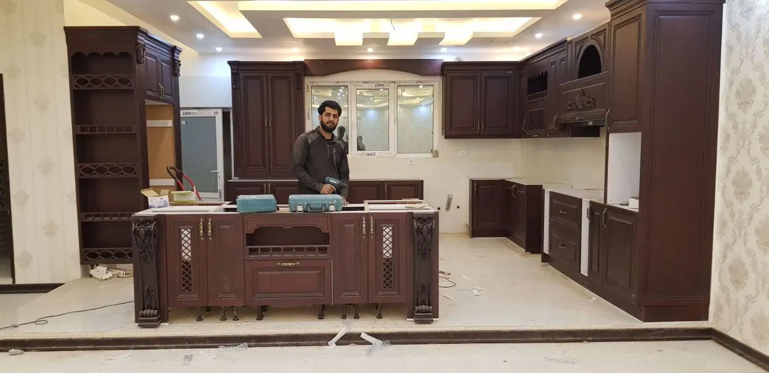 ساخت کابینت کمددیواری دکورمیزتلویزیون ام دی اف.|خدمات پیشه و مهارت|زاهدان, |دیوار