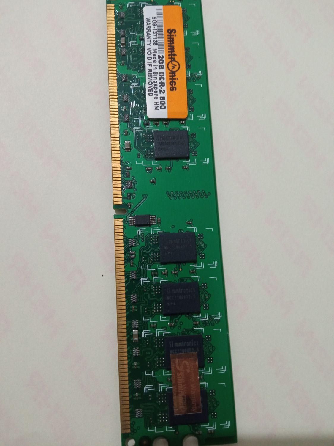 رم 2 گیگ DDR 2  800MHz|قطعات و لوازم جانبی رایانه|تهران, سرآسیاب مهرآباد|دیوار
