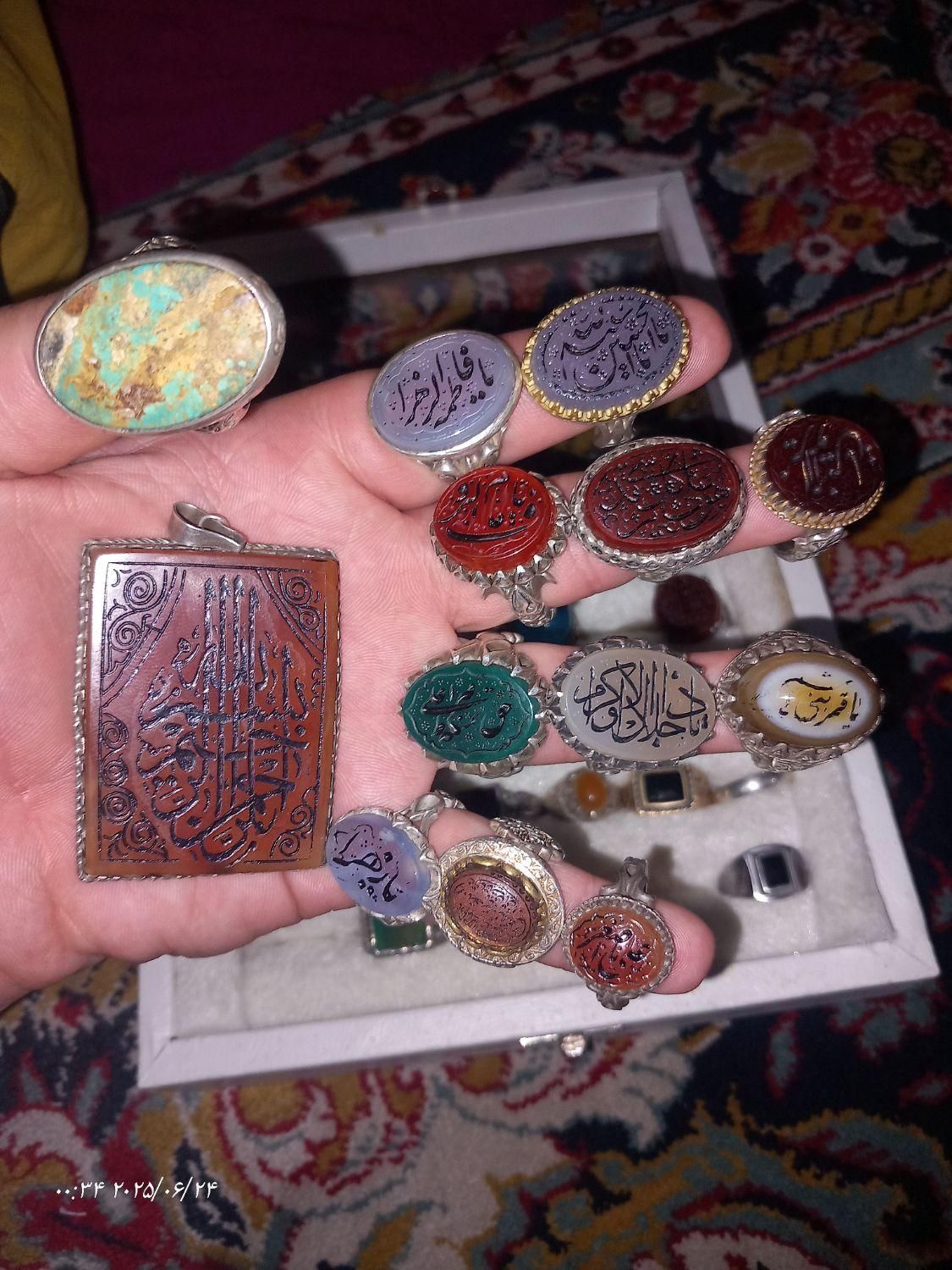 انگشتر نقره تسبیح|جواهرات|سبزوار, قصبه غربی|دیوار