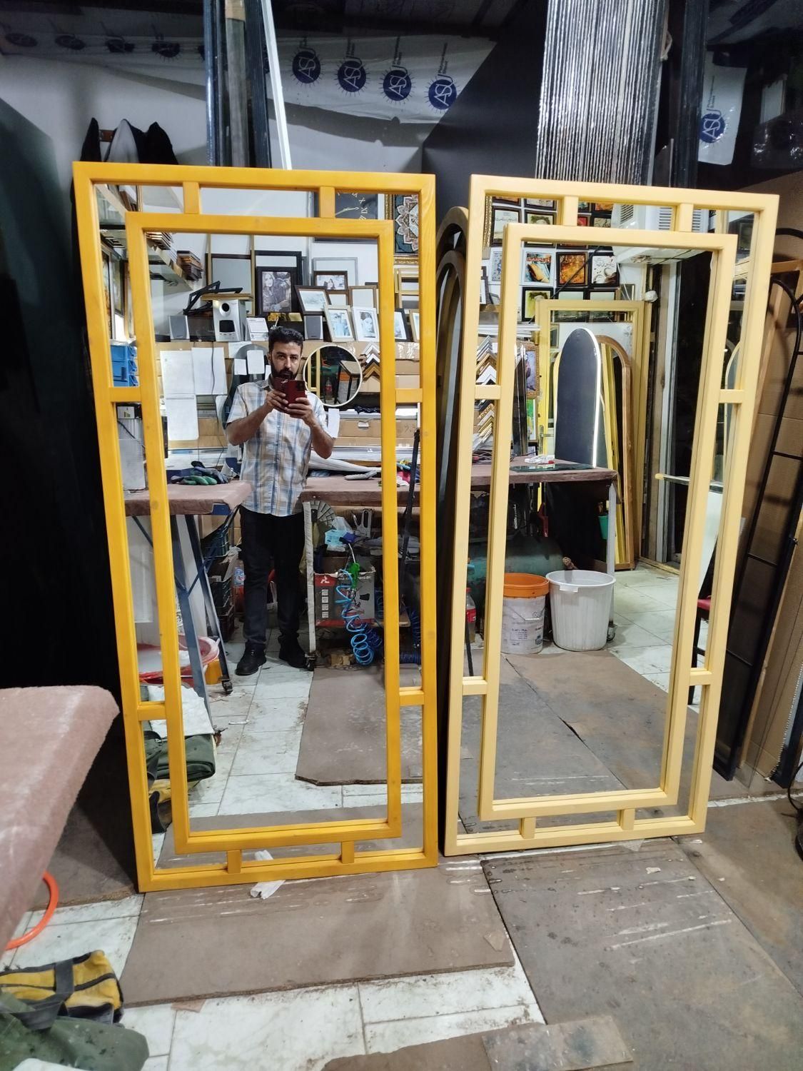 تولید آینه قدی چوب روس|آینه|ارومیه, |دیوار