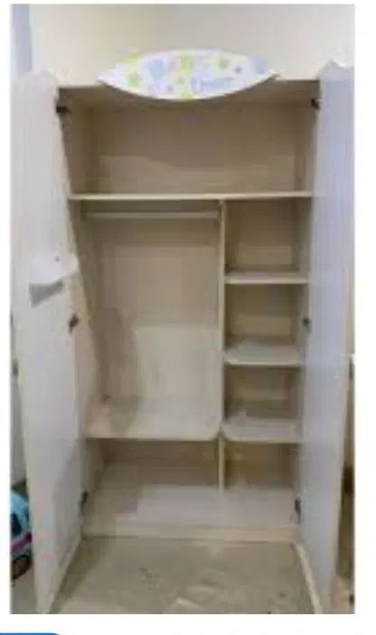 تخت وکمدنوزاد نوجوان چیلک بهراه پاتختی سه کشو|تخت و سرویس خواب|تهران, آذربایجان|دیوار