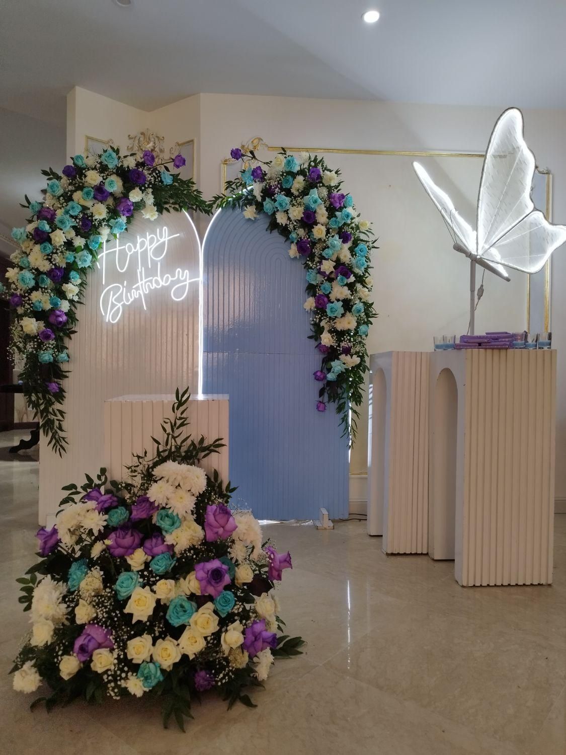 بادکنک آرایی و گل آرایی اجاره دکور تولد عقد نامزدی|خدمات پذیرایی، مراسم|تهران, افسریه شمالی|دیوار