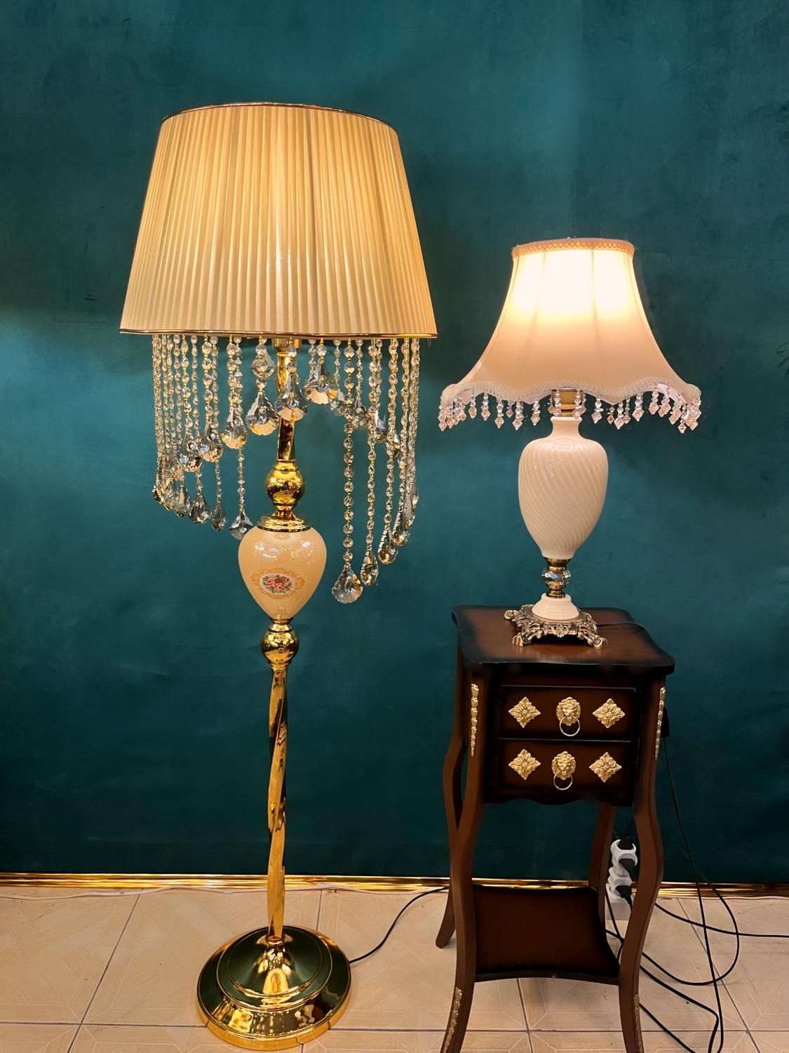 آباژور کنارسالنی کریستالی|چراغ خواب و آباژور|ارومیه, |دیوار