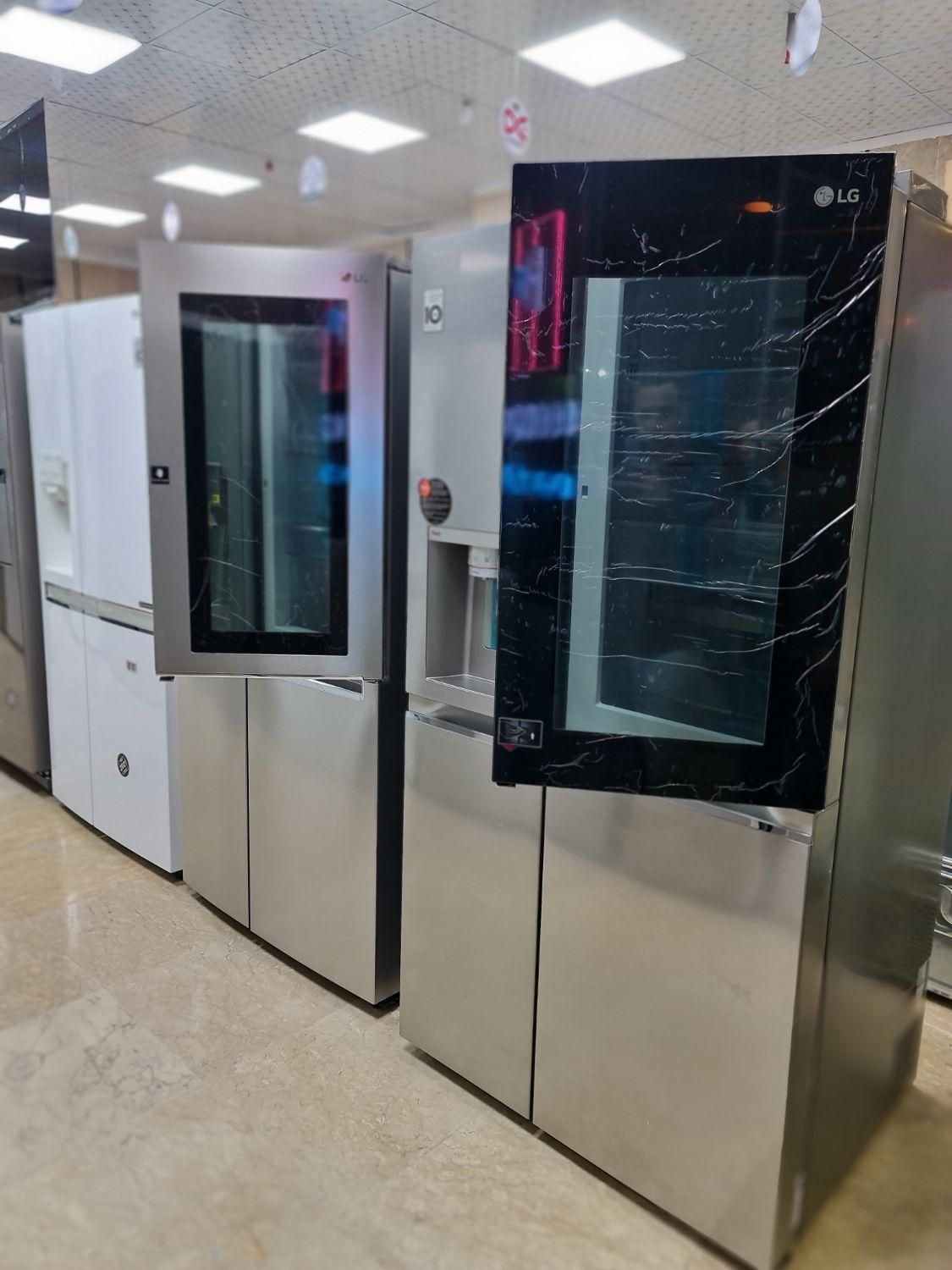 یخچال ساید الجی درب شیشه ۳درب|یخچال و فریزر|تهران, تهرانسر شرقی|دیوار