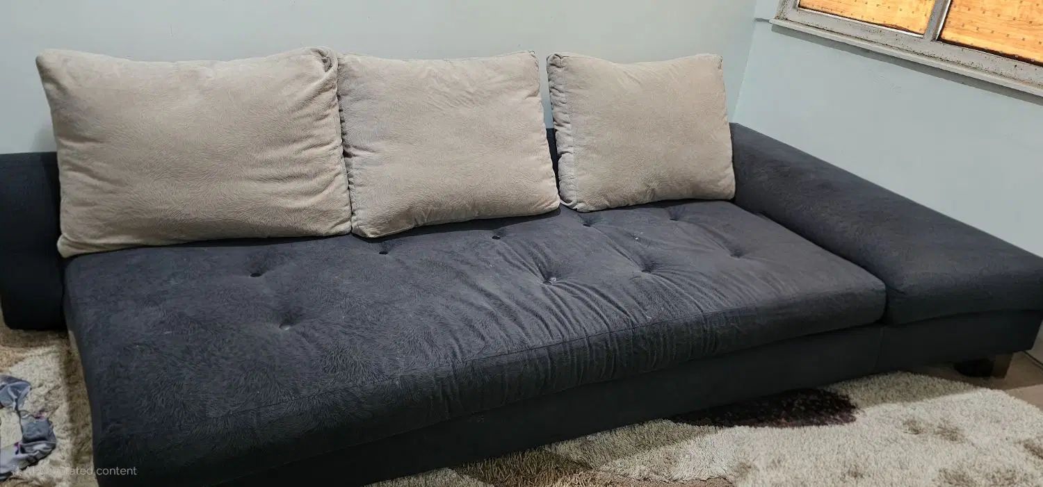 مبلمان راحتی بصورت  ال مناسب برای جلوی تلویزیون|مبلمان خانگی و میز عسلی|بندر ماهشهر, |دیوار