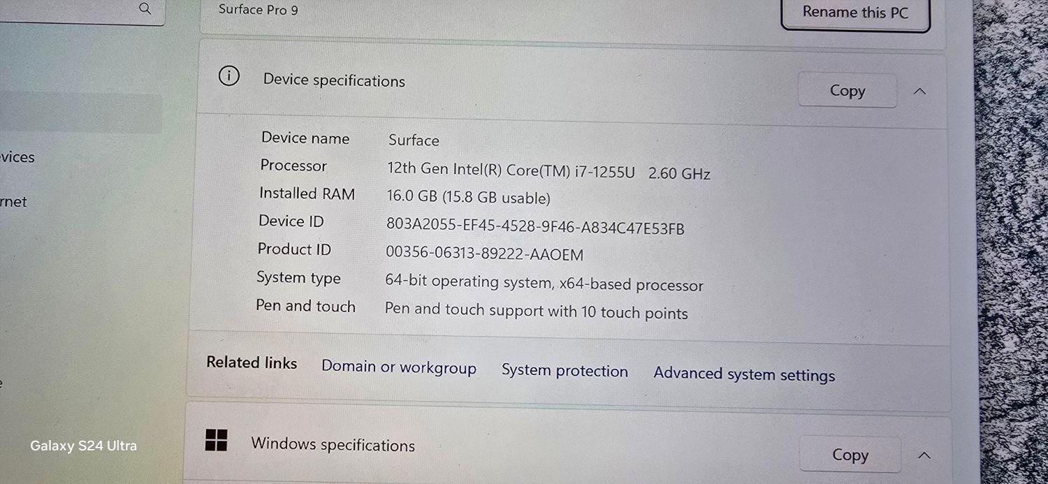 سرفیس پرو 9 /I7/16g/ 512|رایانه همراه|کرج, شهرک بنفشه|دیوار