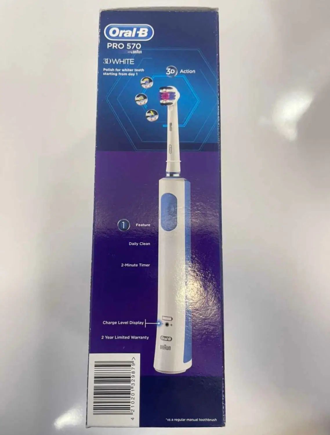 مسواک برقی oral B سری pro570 مدل 3D white|آرایشی، بهداشتی، درمانی|کرج, بنیاد|دیوار