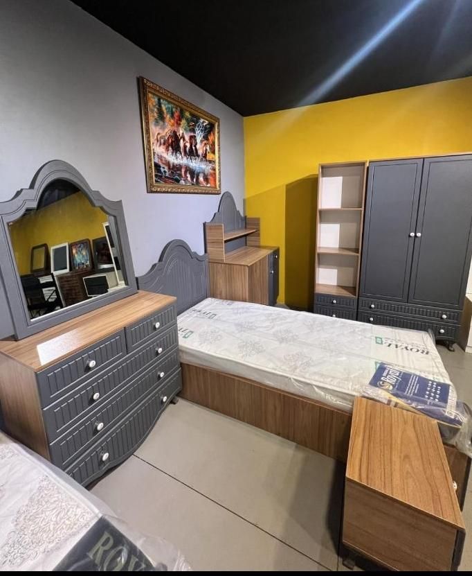 تخت خواب دیاموند میزتحریر و کمد/سایزبندی|تخت و سرویس خواب|فردیس, منظریه|دیوار