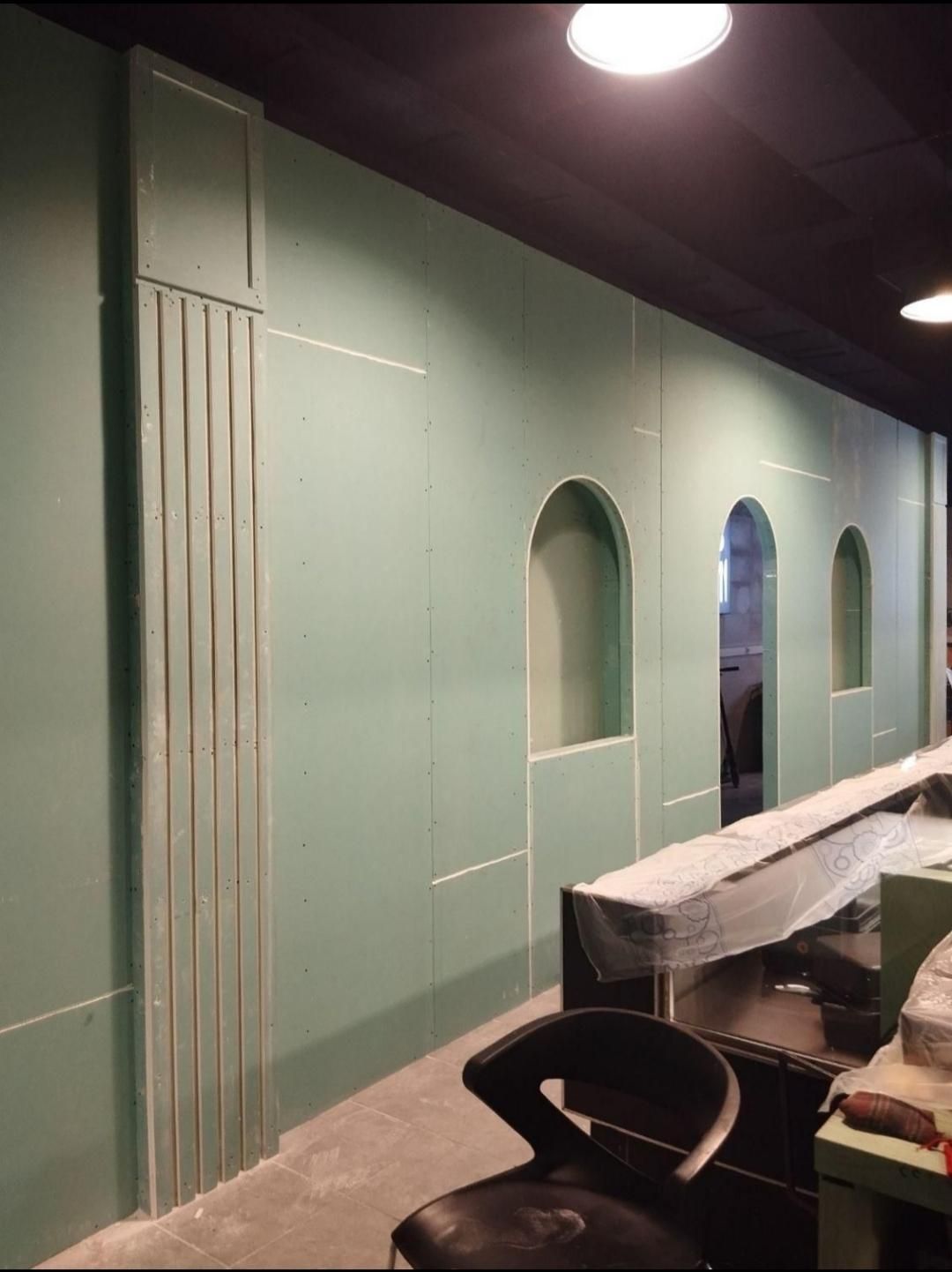 اجرای کناف/نقاشی/نورپردازی|خدمات پیشه و مهارت|بیرجند, |دیوار