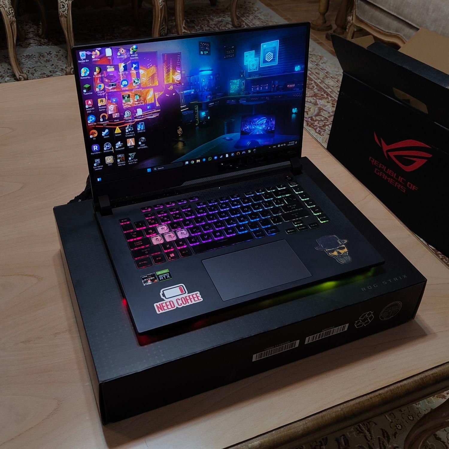 لپ تاپ گیمینگ ASUS ROG G513rc|رایانه همراه|آبادان, |دیوار