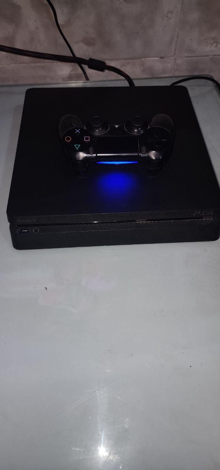 ps4 اسلیم ۱ ترا با دسته و بازیه fc25|کنسول، بازی ویدئویی و آنلاین|لنگرود, |دیوار