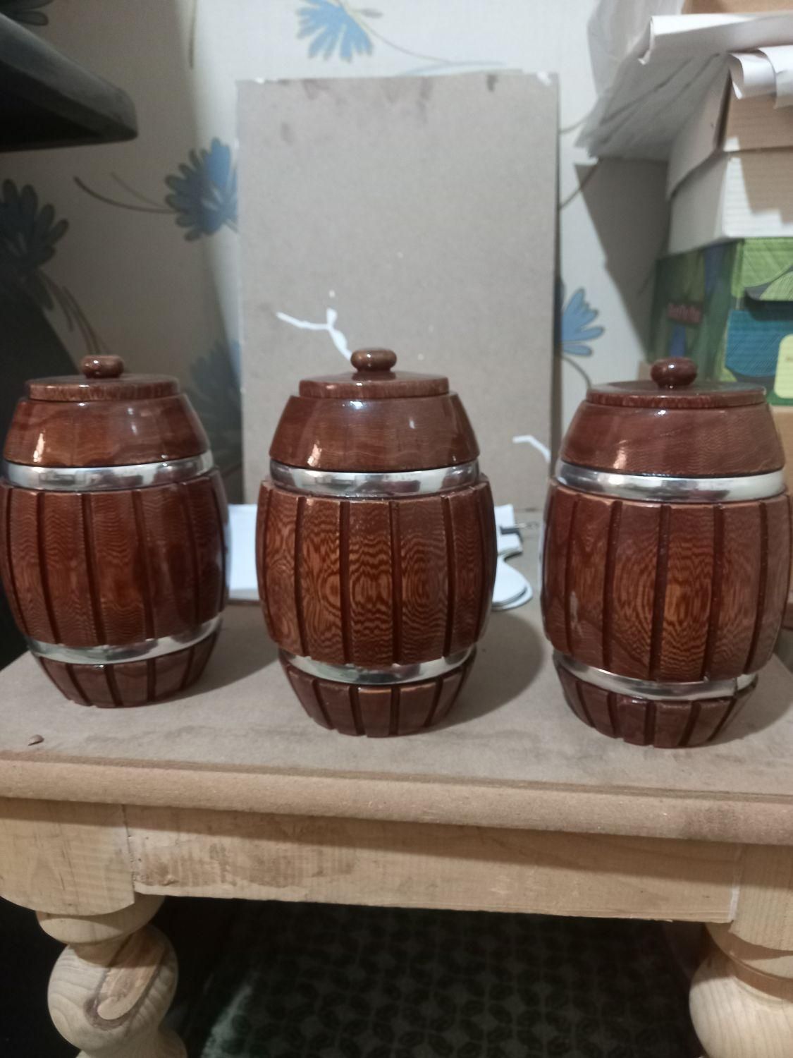 ماگ چوبی مخصوص جای قهوه و شکر و ادویه جات|ظروف نگهدارنده، پلاستیکی، یک‌بارمصرف|تهران, بریانک|دیوار