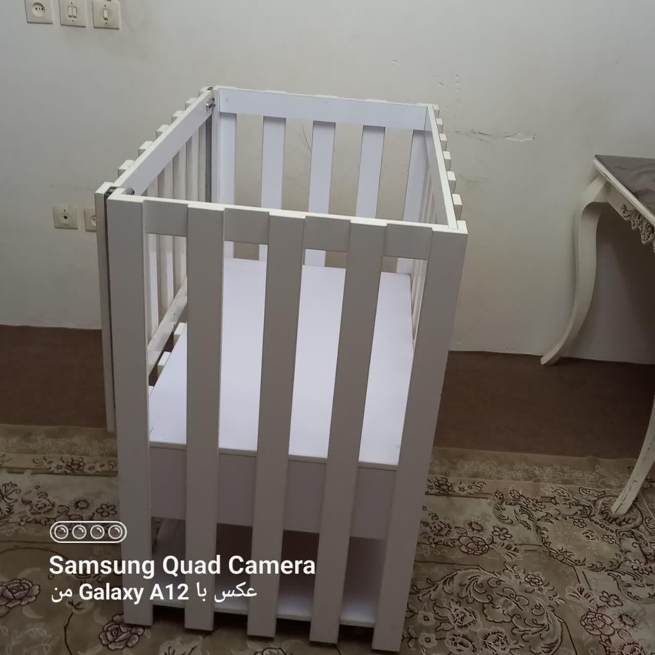 تخت نوزاد ۶۰×۱۲۰ ام دی اف|تخت و سرویس خواب|بابل, |دیوار