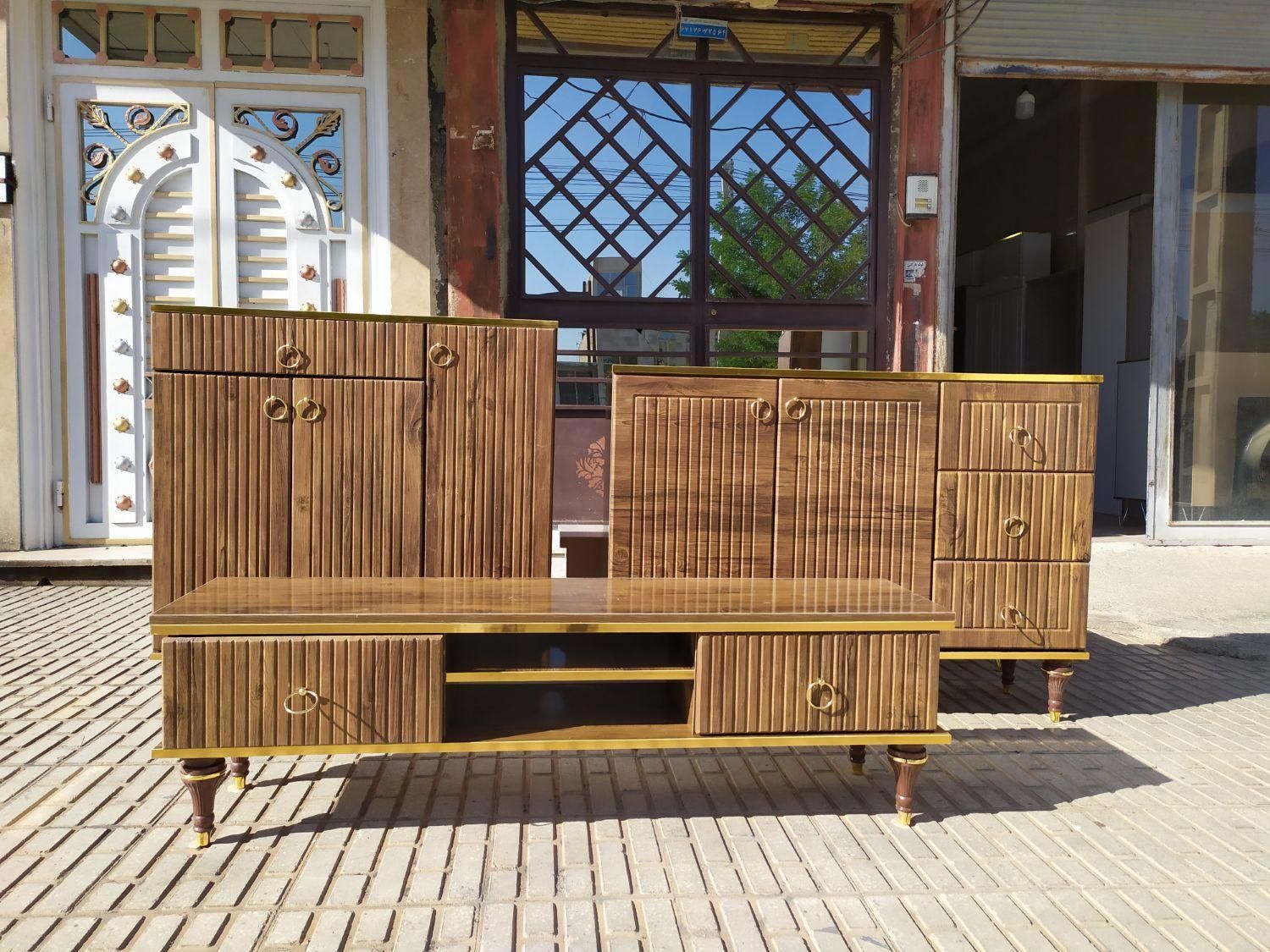 ست آینه کنسول میز ال سی دی جاکفشی|بوفه، ویترین، کنسول|کرمانشاه, |دیوار