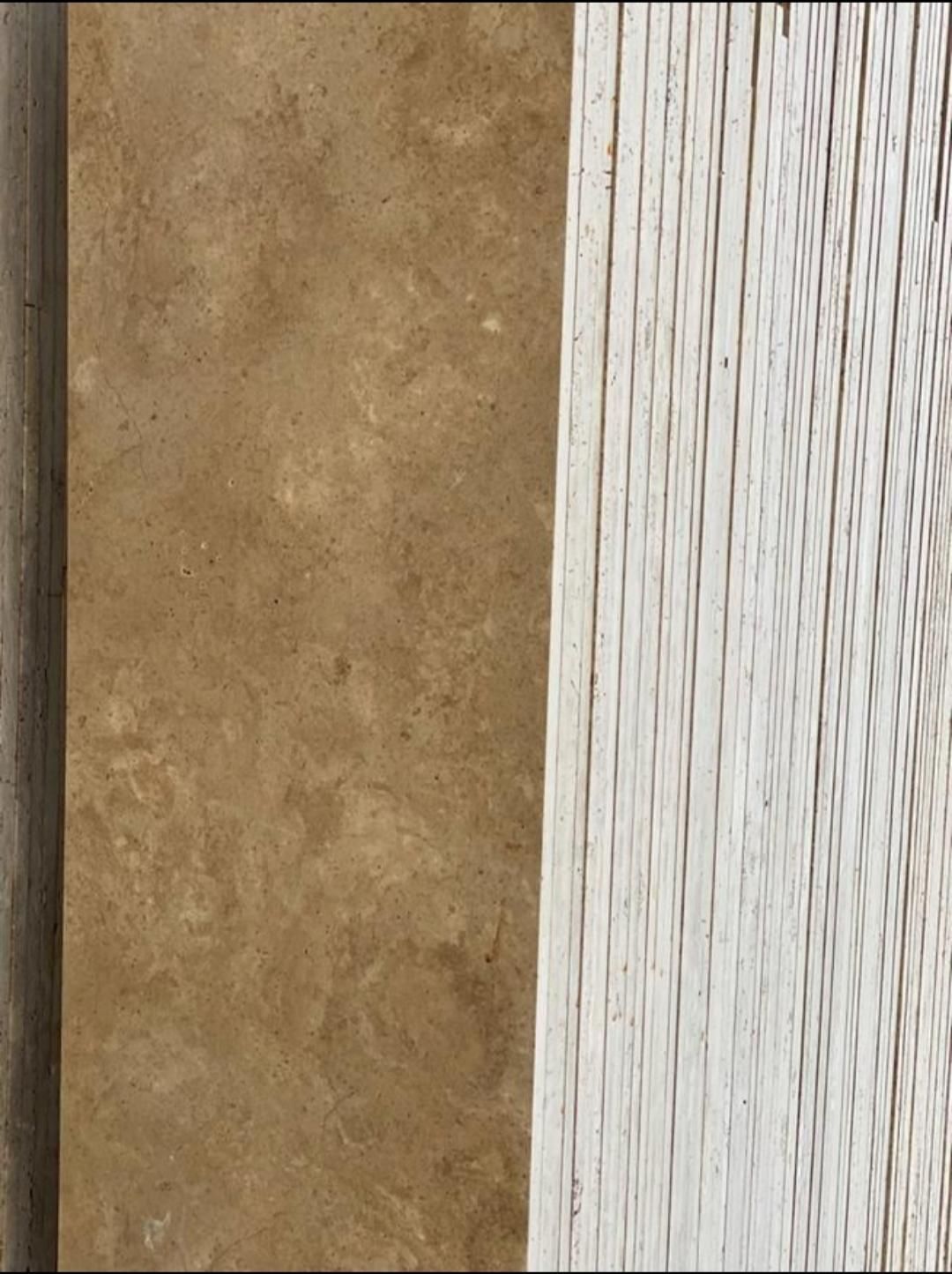 سنگ ارزان شد تراورتن کرم مناسب دیوار نماو راه پله|مصالح و تجهیزات ساختمان|تهران, دهکده المپیک|دیوار