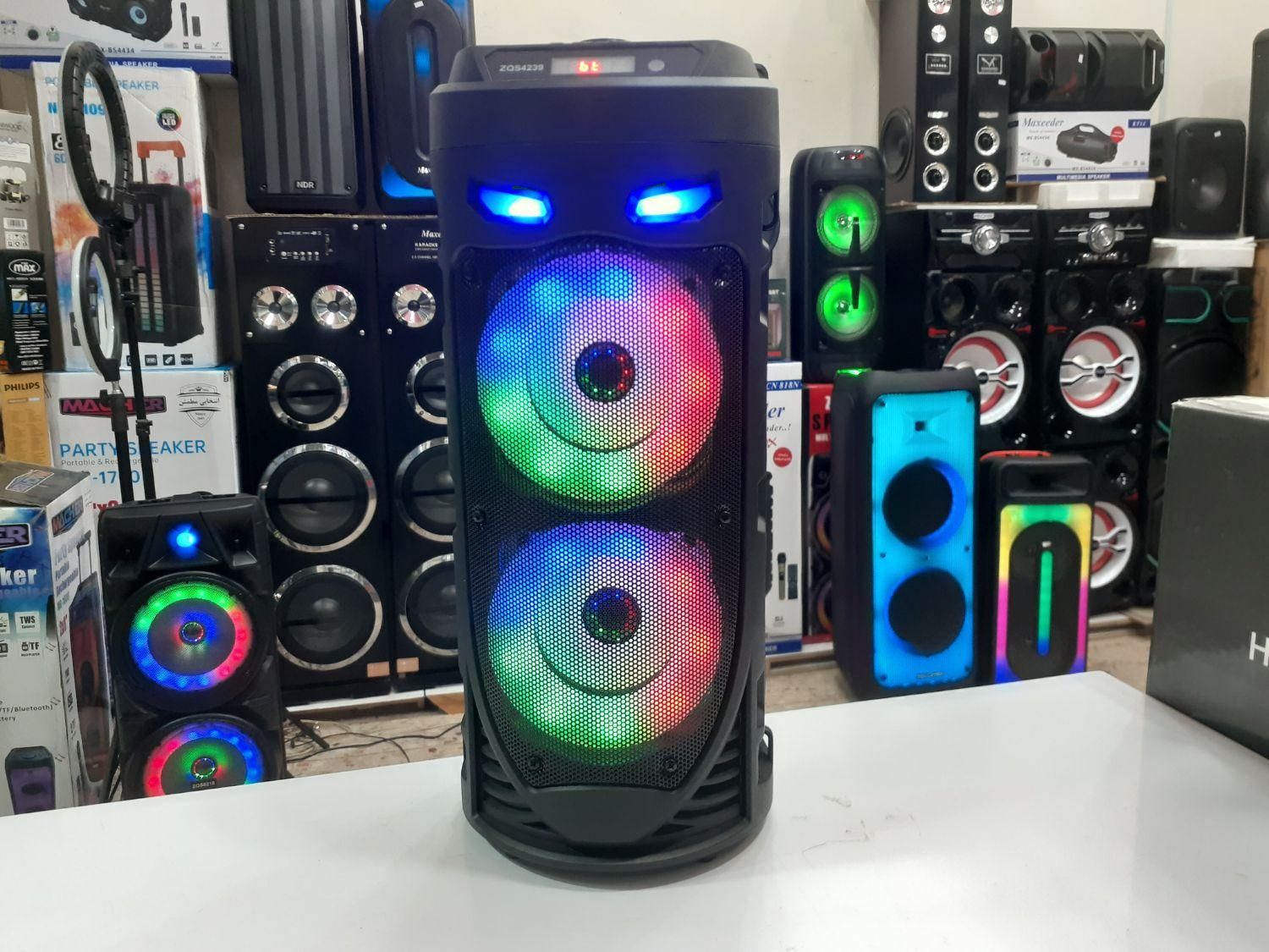 اسپیکر zqs4932 با میکروفن و ریموت|سیستم صوتی خانگی|خمینیشهر, |دیوار