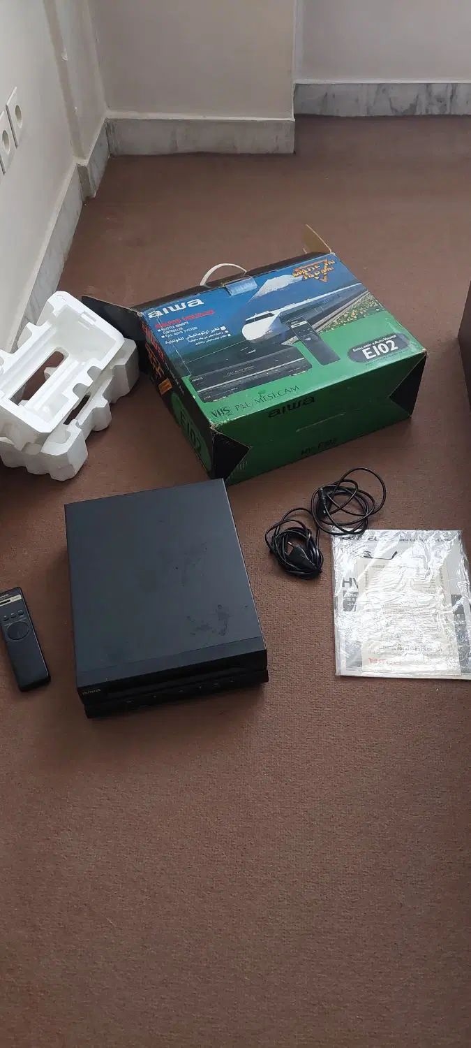 ویدیو پلیر VHS برند AIWA مدل E102 ساخت ژاپن|پخش‌کننده DVD و ویدیو|تهران, گیشا|دیوار