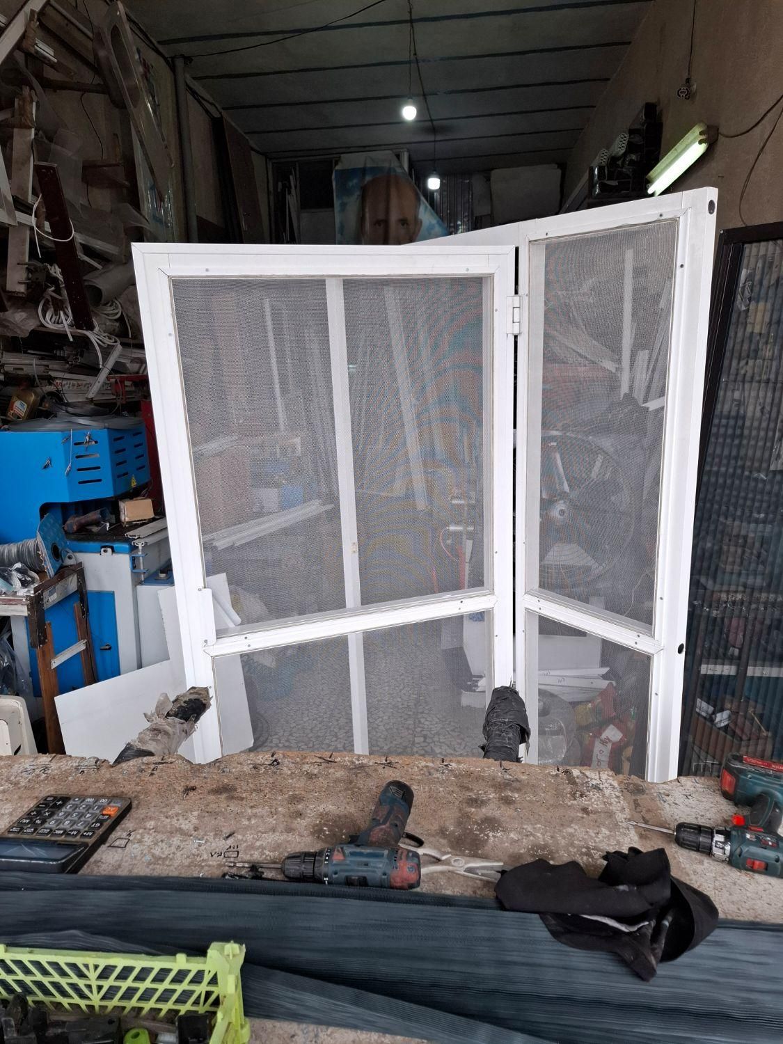 توری درب و پنجره توری پلیسه ای توری مگنتی طوری|مصالح و تجهیزات ساختمان|بابل, |دیوار