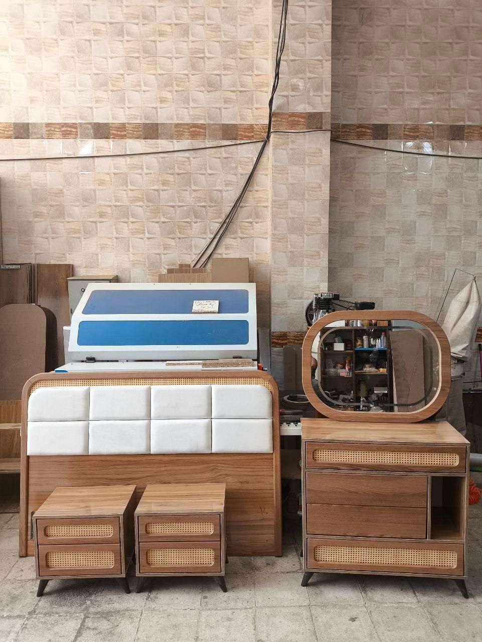 سرویس خواب حصیری|تخت و سرویس خواب|کرمانشاه, |دیوار