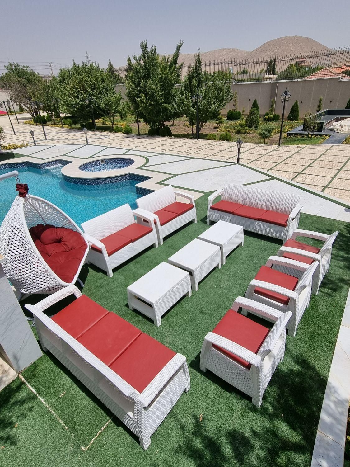 پلامیر صندلی و مبل باغی ضد آب|کافی‌شاپ و رستوران|شیراز, قالیشویی|دیوار