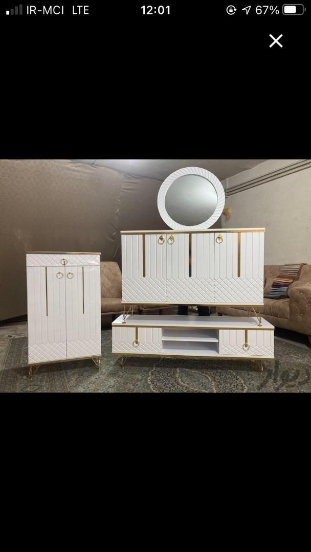 آیینه کنسول وکیومی|بوفه، ویترین، کنسول|تهران, صاحب الزمان|دیوار