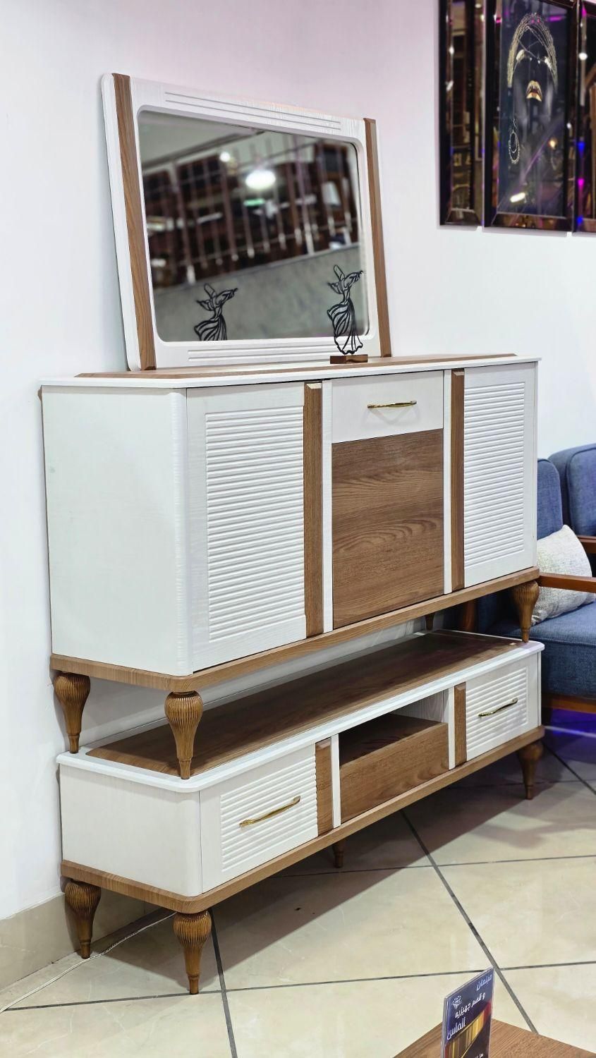 آینه کنسول×میز tvجاکفشی/مبلمان الماس|بوفه، ویترین، کنسول|بیرجند, |دیوار