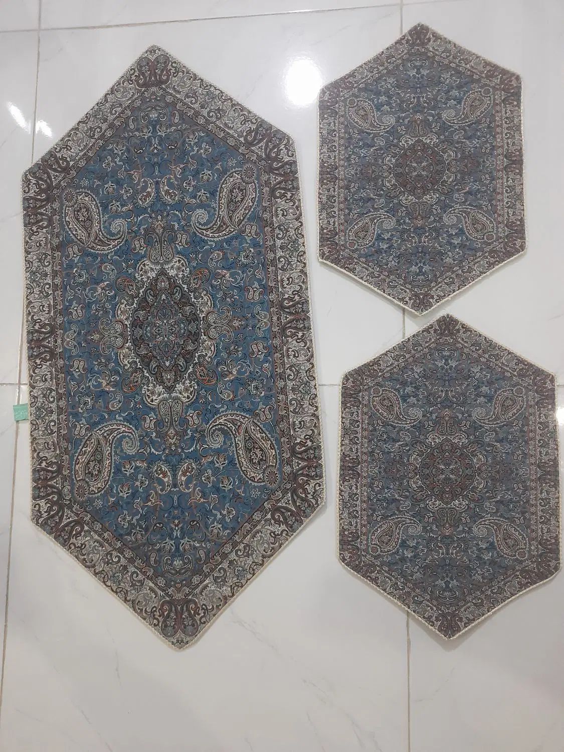رومیزی ترمه اصل نونو|پرده، رانر، رومیزی|کرج, برغان|دیوار