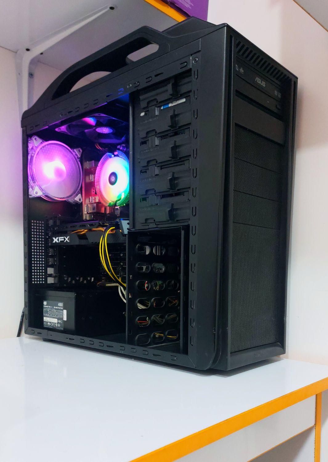 کامپیوتر گیمینگ i3 8100 با rx 580|رایانه رومیزی|زرگرشهر, |دیوار