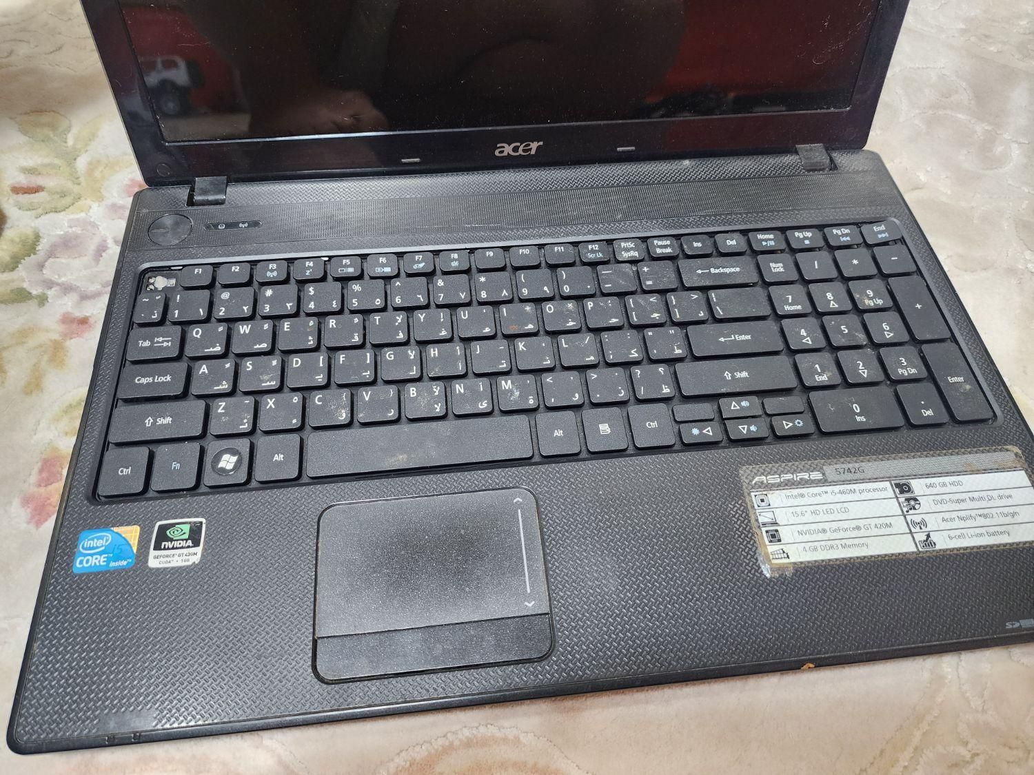 لب تاب ایسر accer 5742g|رایانه همراه|تبریز, |دیوار