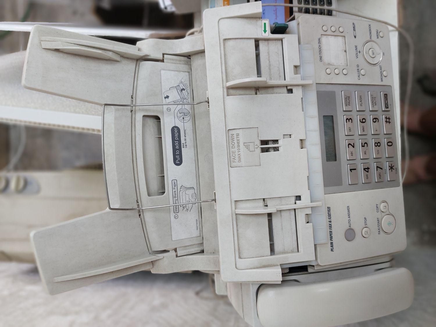 دستگاه فکس پاناسونیک تلفن دار|پرینتر، اسکنر، کپی، فکس|قرچک, ولی آباد|دیوار