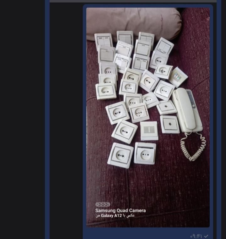 لامپ و ۳۲ عدد کلید برق با ایفون|سایر لوازم برقی|تهران, جوادیه|دیوار