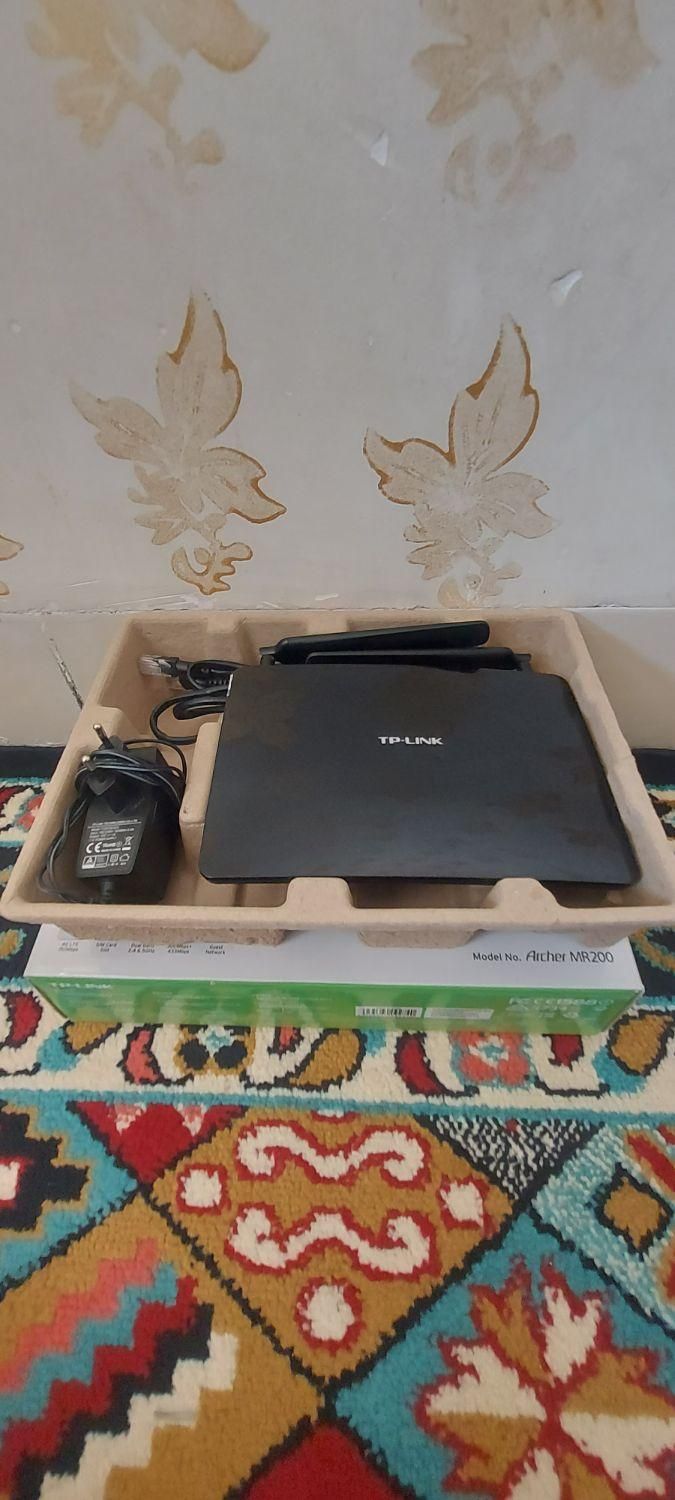 مودم سیم کارتی TP-LINK MR200 آنلاک کاملا نو|مودم و تجهیزات شبکه|جوانرود, |دیوار